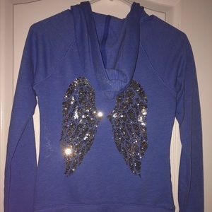 Victoria’s Secret Hoodie Sequined Angel Wings